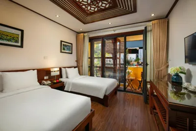 Historical Twin with Balcony — Hanoi Nostalgia Hotel & Spa